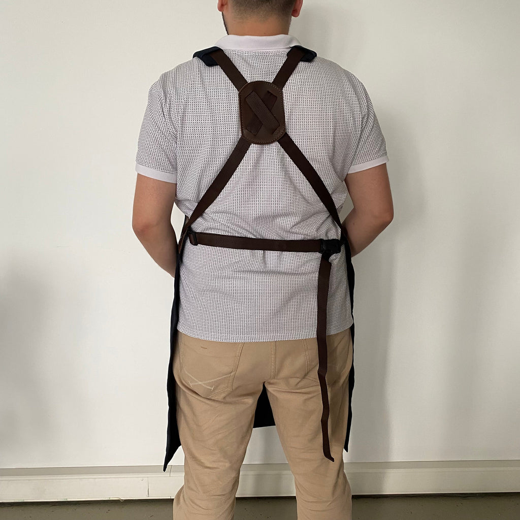 Personalized Leather Apron Men, Bbq Apron, Woodworking Apron, Welding Apron, Custom Engraved Genuine Leather Grilling Apron Adjustable Strap