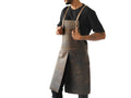 Leather Apron With Split Leg Design For Metalwork Carpentry And Workshop - Brown V6